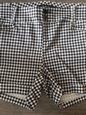 torrid Black and White Gingham Shorts